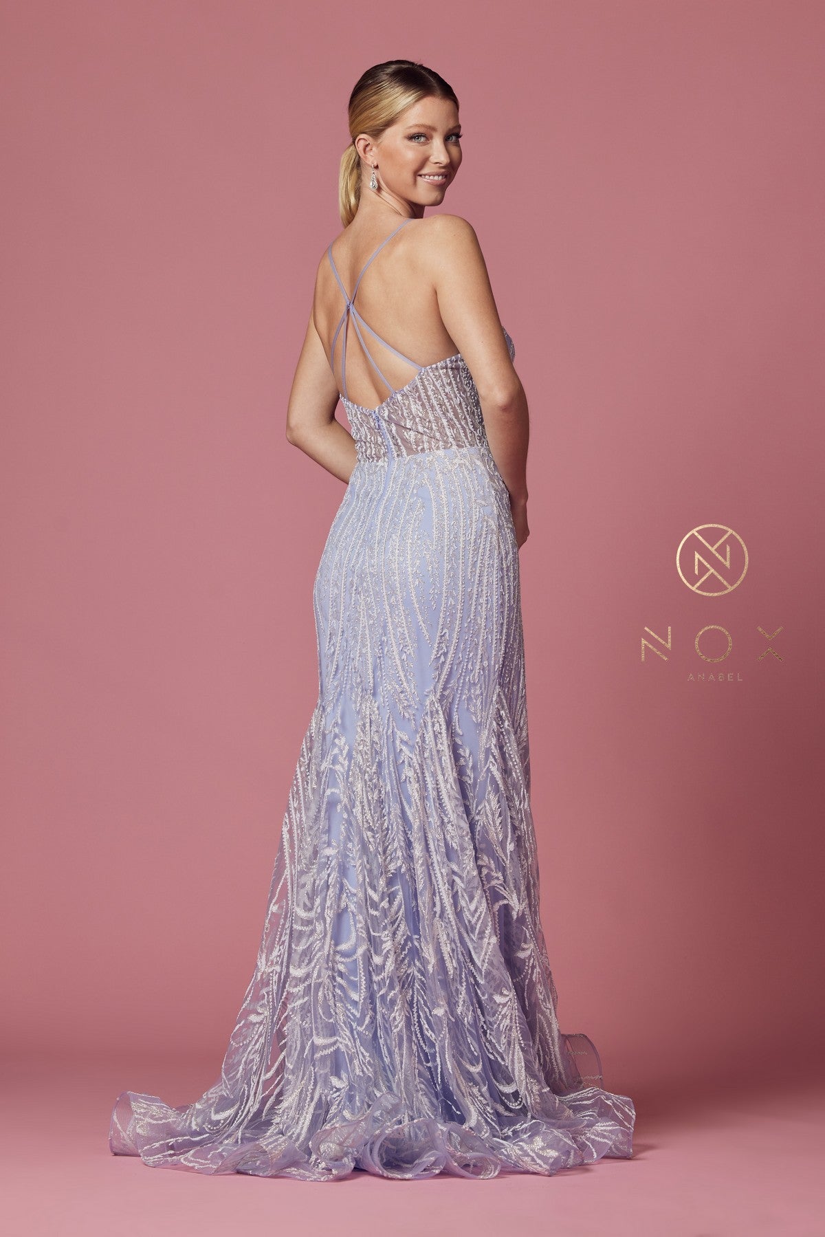 Elegant Sequin Embellished Prom Dress_NX T1010