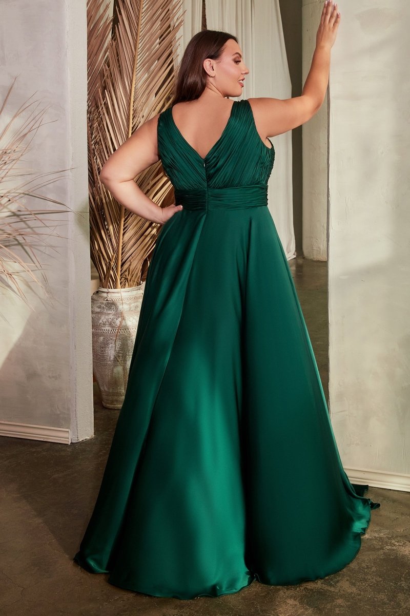 Elegant Twist Front Prom Dress_LD 7497C