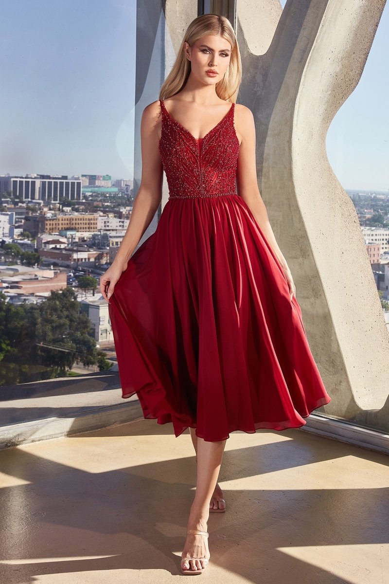 Elegant Sequin Bodice Prom Dress_LD CD0225