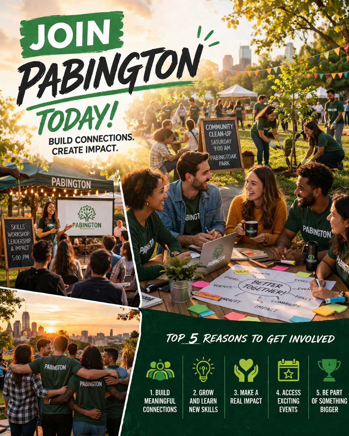 Top 5 Reasons Why You Should Get Involved with Pabington Today