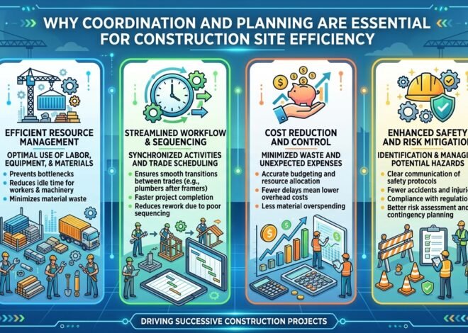 Why Coordination and Planning Are Essential for Construction Site Efficiency